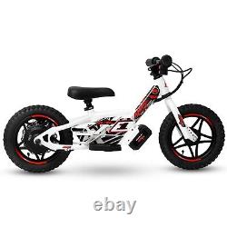 Amped A10 Black 150w 18v Electric Kids Age 3+ Balance Bike White Red New 2025