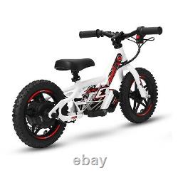 Amped A10 Black 150w 18v Electric Kids Age 3+ Balance Bike White Red New 2025