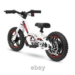 Amped A10 Black 150w 18v Electric Kids Age 3+ Balance Bike White Red New 2025