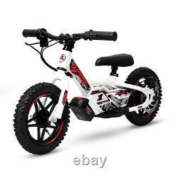 Amped A10 Black 150w 18v Electric Kids Age 3+ Balance Bike White Red New 2025