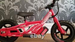 Amped A10 Pink 150w 18v Electric Kids Age 3+ Balance Bike