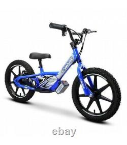 Amped A16 16 Kids Electric Balance Bike Combo Blue With Revvi Helmet