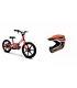 Amped A16 16 Kids Electric Balance Bike Combo Red With Revvi Helmet