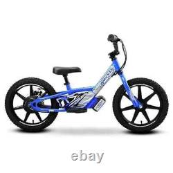 Amped A16 Blue 180w 18v Electric Kids Age 4 to 8 Balance Bike Blue