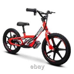 Amped A16 Red 180w 18v Electric Kids Age 4 to 8 Balance Bike Red