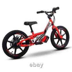 Amped A16 Red 180w 18v Electric Kids Age 4 to 8 Balance Bike Red