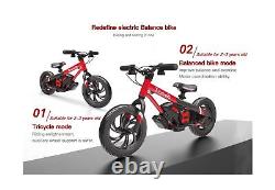 Balance Bike, Electric Toddler Bike 2 Year Old 100W with 3 Speed Modes & Adju