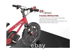 Balance Bike, Electric Toddler Bike 2 Year Old 100W with 3 Speed Modes & Adju