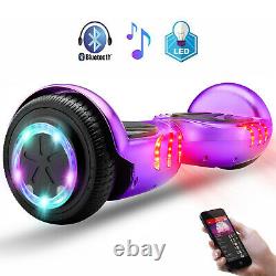 Black Friday Self Balancing Electric Scooter Bluetooth Balance Board LEDs WithBag