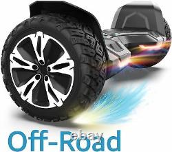 Black G2 PRO 8.5 All Terrain Off Road Hoverboard UL2272 + HK8 Black