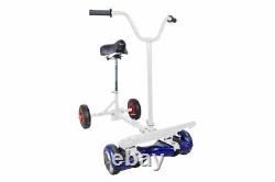 Black G2 PRO 8.5 All Terrain Off Road Hoverboard UL2272 + HoverBike White