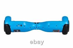 Blue 6.5 UL2272 Certified Hoverboard Swegway with LED Wheels + HoverBike White