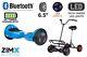 Blue Zimx 6.5 Ul2272 Hoverboard With Bluetooth & Led Wheels + Hoverbike
