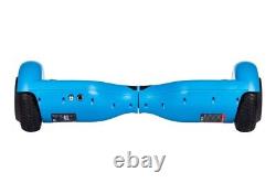 Blue ZIMX HB2 6.5 UL2272 Hoverboard Swegway with LED Wheels + HK8 Hoverkart