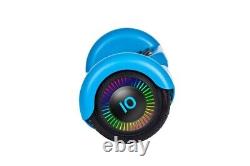 Blue ZIMX HB2 6.5 UL2272 Hoverboard Swegway with LED Wheels + HK8 Hoverkart