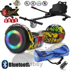 Bluetooth 6.5 Electric Hover Scooter Bundle Combo Self Balance Board &Hoverkart