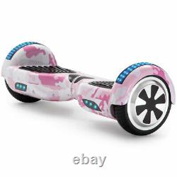 Bluetooth 6.5 Hoverboard 2 Wheels Electric Scooter RGB Balancing E-skateboard