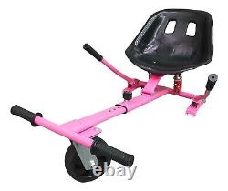 Blush Pink 6.5 UL2272 Hoverboard Swegway with LED Wheels + Hoverkart HK5 Pink