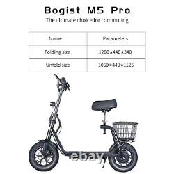 Bogist M5 Pro Rear Drive 500W Self Balancing Folding Electric Scooter with Seat