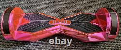 Chrome Pink Swegway Balance Board Lambo Edition With Bluetooth Speaker