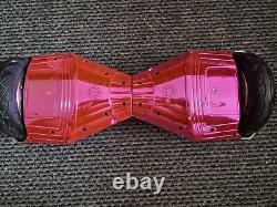 Chrome Pink Swegway Balance Board Lambo Edition With Bluetooth Speaker