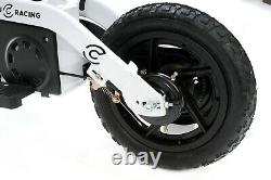 Combardu Electric Balance Bike Motorbike 12 Wheels 24V Lithium Battery