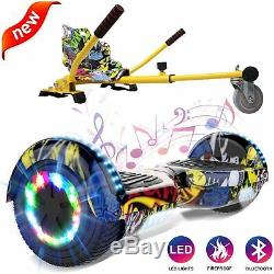 Combination of hoverboard and Go-kart 6.5 Inch Self Balancing Electric Scooter