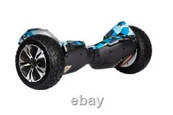 Crazy Blue G2 PRO 8.5 All Terrain Off Road Hoverboard UL2272 + HK5 White