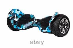 Crazy Blue G2 PRO 8.5 All Terrain Off Road Hoverboard UL2272 + HoverBike Red