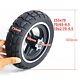 Durable Balance Car Solid Tire Whole Wheel Withdisc 1set Black Rubber Solid