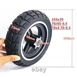 Durable Balance Car Solid Tire Whole Wheel WithDisc 1set Black Rubber Solid