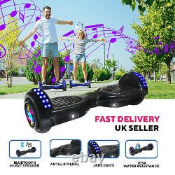 ELECTRIC HOVERBOARD SELF BALANCE SCOOTER w LED, Bluetooth, Remote, Speakers, Bag