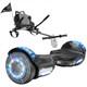 Evercross Hoverboard And Kart Bundle 6.5'' E-scooter Bluetooth Self Balance