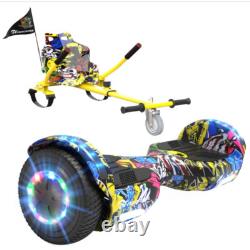 EVERCROSS Kids Hoverboards with Seat 6.5 Self Balancing Scooters Bluetooth, LED