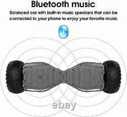 Electric Hummer Hoverboard 8.5 Self Balancing Scooter Bluetooth Speaker