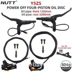 Electric Scooter 4 Piston Hydraulic Disc Brake Front Rear Mountain Disc Brake