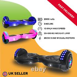 Electric Scooter Self Balancing HOVERBOARD LED/BLUETOOTH/BAG 6.5 REMOTE KEY