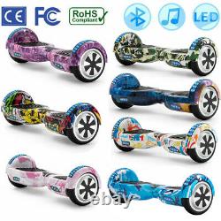 Electric Scooters 6.5 Balance Hoverboard Self Balancing Scooter+bluetooth+led