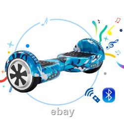 Electric Scooters 6.5 Balance Hoverboard Self Balancing Scooter+bluetooth+led