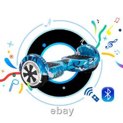 Electric Scooters 6.5 Bluetooth Hoverboard 2 Wheels Self-Balancing Scooter+Bag