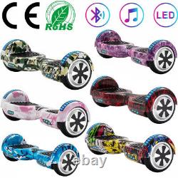 Electric Scooters 6.5 Hoverboard Bluetooth Self Balance Scooter LED 2 Wheel+Bag