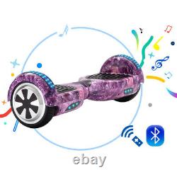 Electric Scooters 6.5 Hoverboard Bluetooth Self Balance Scooter LED 2 Wheel+Bag