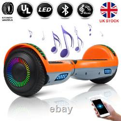 Electric Scooters 6.5 Hoverboard Bluetooth Self Balance Scooter LED Wheel Light