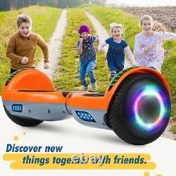 Electric Scooters 6.5 Hoverboard Bluetooth Self Balance Scooter LED Wheel Light