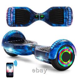 Electric Scooters 6.5 Inch Bluetooth LED Kids Self-Balancing Hoverboard Galaxy