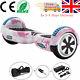 Electric Scooters 6.5 Inch Pink Camo Hoverboard Bluetooth Led Kids Balance Board
