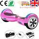 Electric Scooters 6.5 Inch Pink Hoverboard Bluetooth+key+bag+led Balance Board