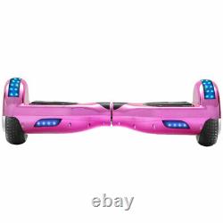 Electric Scooters 6.5 inch Pink Hoverboard Bluetooth LED Self-Balancing Board