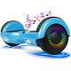 Electric Scooters Bluetooth Hoverboard Led 6.5 Blue Hover Scooter Balance Board