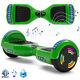 Electric Scooters Green 6.5 Hoverboard Bluetooth Led Kids 2wheels Balance Board